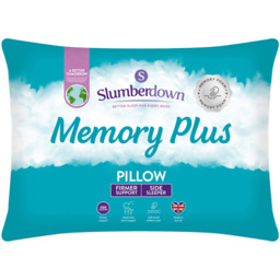 Slumberdown White Memory Plus Firm Pillow