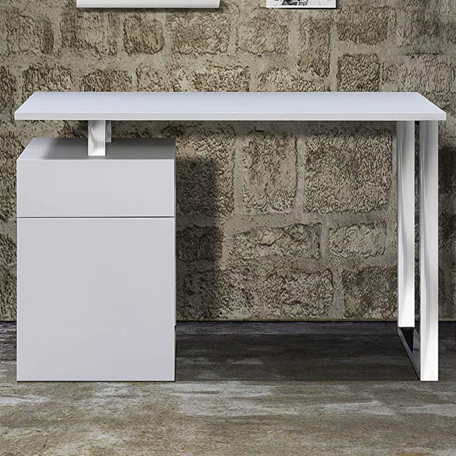 Centurion Supports Calista Single Door Single Cabinet Gloss White Computer Desk - image 1