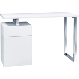 Centurion Supports Calista Single Door Single Cabinet Gloss White Computer Desk - thumbnail 4