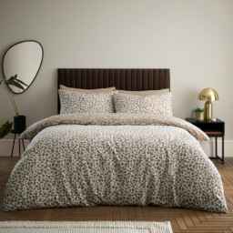 Leopard Print Duvet Natural Single - thumbnail 1