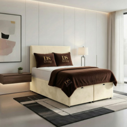 DS Living Prima Cream Single Plush Divan Bed - thumbnail 4