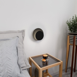 Emibig Circle Black G9 LED Wall Lamp - thumbnail 2