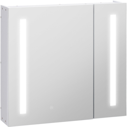 Kleankin White Illuminated Bathroom Cabinet - thumbnail 2