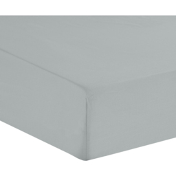 My Home Silver King Size Polycotton Deep Fitted Bed Sheet