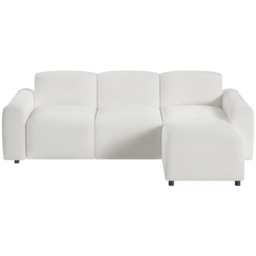 Flair Manon Cream 3 Seater Boucle Corner Sofa - thumbnail 2