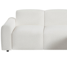 Flair Manon Cream 3 Seater Boucle Corner Sofa - thumbnail 4