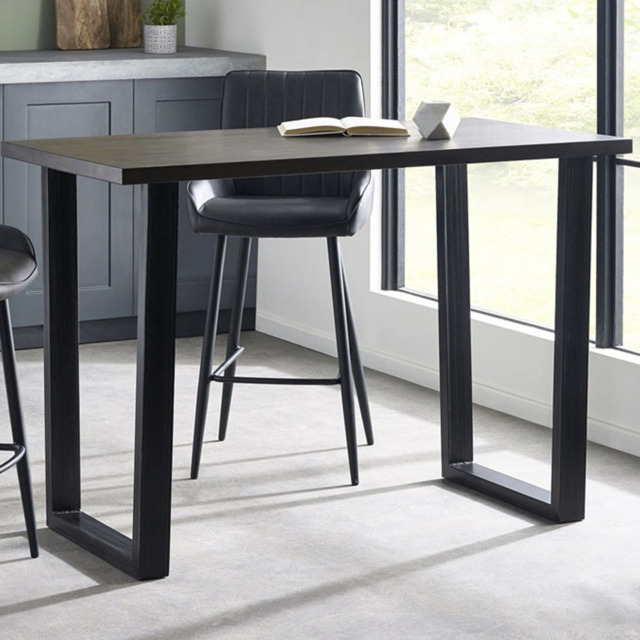 Julian Bowen Brooklyn Bar Table Dark Oak - image 1