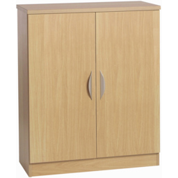 R White Cabinets 2 Door Mid Height Classic Oak Cupboard - thumbnail 2