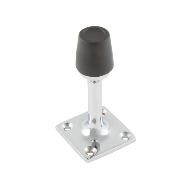 Hiatt Chrome Skirting Square Base Door Stop - image 1