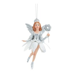 Single Angel Whispers Snowflake Fairy Hanging Christmas Decoration in Assorted styles - thumbnail 3