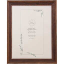 The Port. Co Gallery Haldon Brown Wooden Photo Frame 16 x 12 inch - thumbnail 1