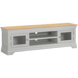 Seconique Bordeaux Pebble Grey and Oak TV Stand - thumbnail 2