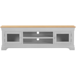 Seconique Bordeaux Pebble Grey and Oak TV Stand - thumbnail 3