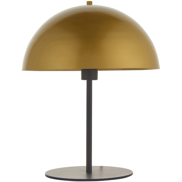 Merano Nuoro Soft Gold Shade Dark Bronze Effect Table Lamp - image 1