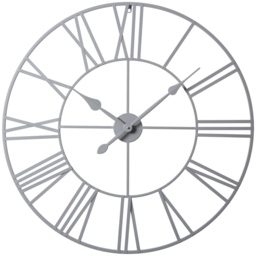 EOS Grey Skeleton Wall Clock with Roman Numerals 80cm