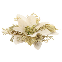 Living and Home Gold Flower Christmas Ornament 24 Pack - thumbnail 4