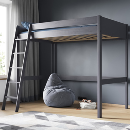 Noomi Tera Grey Small Double High Sleeper - thumbnail 1