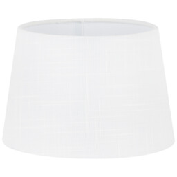 Textured White Linen Lamp Shade 20cm - thumbnail 1