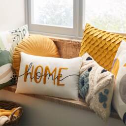 Velvet Pintuck Cushion - Honey - thumbnail 3