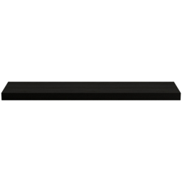 Homebase 90cm 2 Pack Black Ash Effect Floating Shelf - thumbnail 3