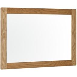 Julian Bowen Mallory Oak Wall Mirror 100 x 70cm
