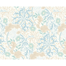 Origin Murals Blue Trailing Seaweed Garden Wall Mural - thumbnail 2