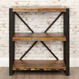 Baumhaus Urban Chic 3 Shelf Low Bookcase - thumbnail 3
