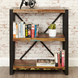 Baumhaus Urban Chic 3 Shelf Low Bookcase - thumbnail 2