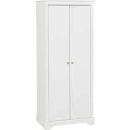 Seconique Stratford White 2 Door Wardrobe - thumbnail 2