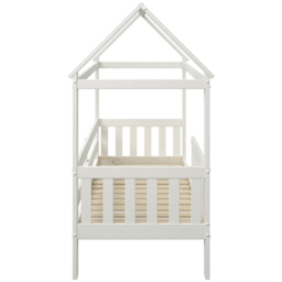 Noomi Essie Shorty White Wooden House Kids Bed - thumbnail 4
