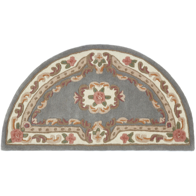 Origins Shensi Grey Half Moon Rug 67 x 127cm - image 1