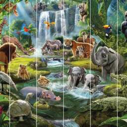 Walltastic Jungle Adventure Wall Mural - thumbnail 2
