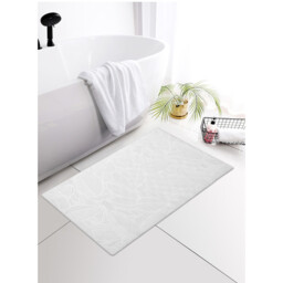 White Leaf Rubber Bath Mat 70 x 40cm - thumbnail 2