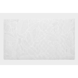 White Leaf Rubber Bath Mat 70 x 40cm - thumbnail 1