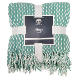 Divante Aderyn Teal Throw 127 x 152cm - thumbnail 1