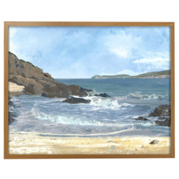 Laura Ashley Rocky Cove Wooden Frame Wall Art 40 x 50cm - thumbnail 1