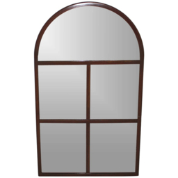 Ivyline Rust Archway Outdoor Wall Mirror 90 x 50cm - thumbnail 1