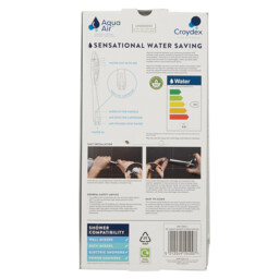 Aqua Air Belmore 5 Function Shower Head Chrome - Chrome - thumbnail 3