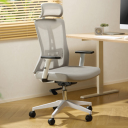 TTAP Oxford Plus Mesh Grey Swivel Office Chair