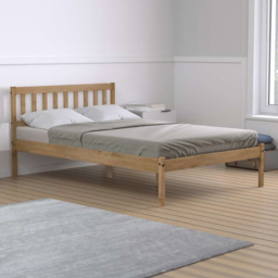 Lisbon Pine Double Bed Frame - thumbnail 1