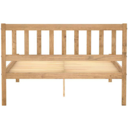 Lisbon Pine Double Bed Frame - thumbnail 4