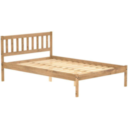 Lisbon Pine Double Bed Frame - thumbnail 2