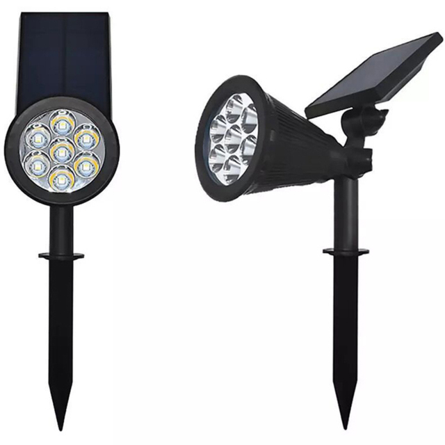 ENER-J 7W Solar Spike Garden Light 4 Pack - image 1