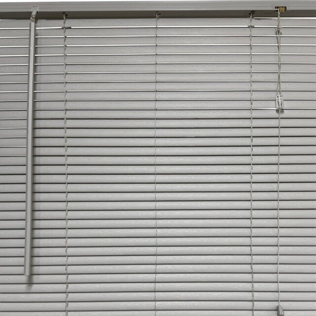 Silver Wood Effect PVC Blind 135cm - image 1
