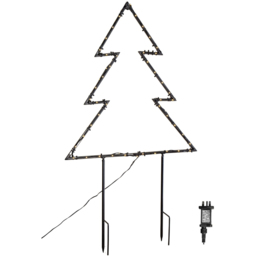 Samuel Alexander 90 Warm White Dewdrop LED Metal Christmas Tree Ornament 53 x 60cm - thumbnail 2