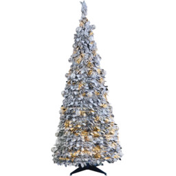 Deluxe Pre-Lit Pop Up Christmas Tree 6ft
