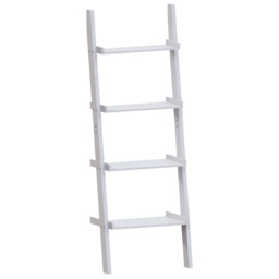 VIDA DESIGNS York 4 Shelf White Ladder Bookcase - thumbnail 2