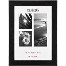 Black Large Poster Photo Frame A3