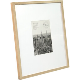 Wood Effect Wall Mounted Photo Frame Natural A4 - thumbnail 2