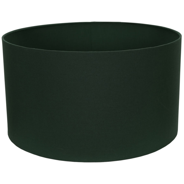 ValueLights Reni Large Forest Green Fabric Drum Shade - image 1